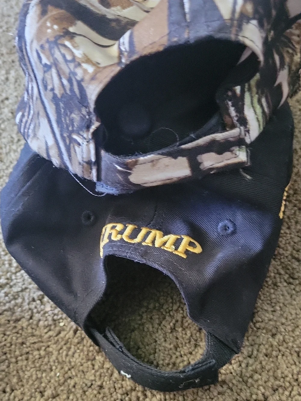 EUC Patriotic Caps, One Bucket, 2- adjustable BB caps